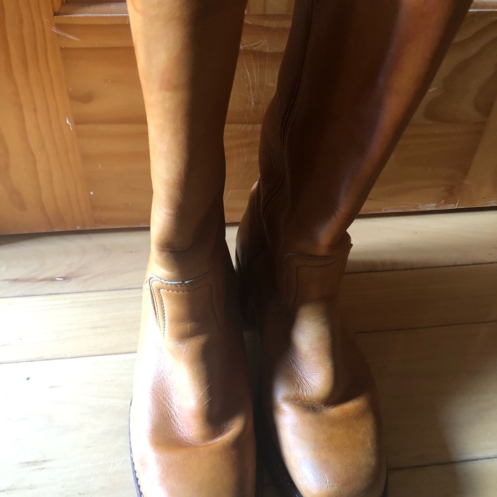 Vintage FRYE campus boots, used.